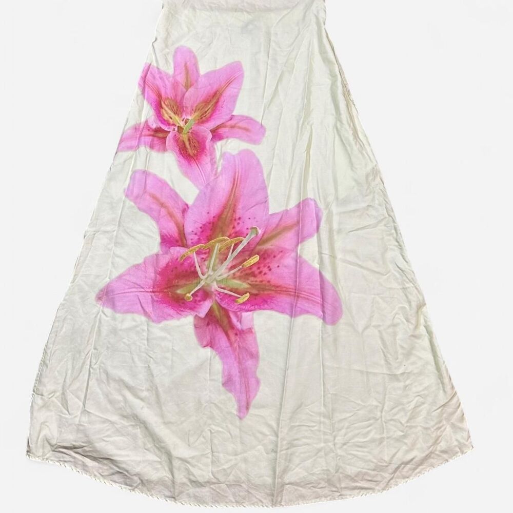 Asos Women's White and Pink Dress
